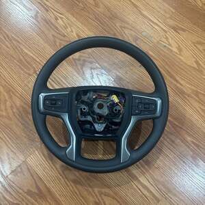 OEM Chevy Steering Wheel Leather Black 2021-2023 86821395